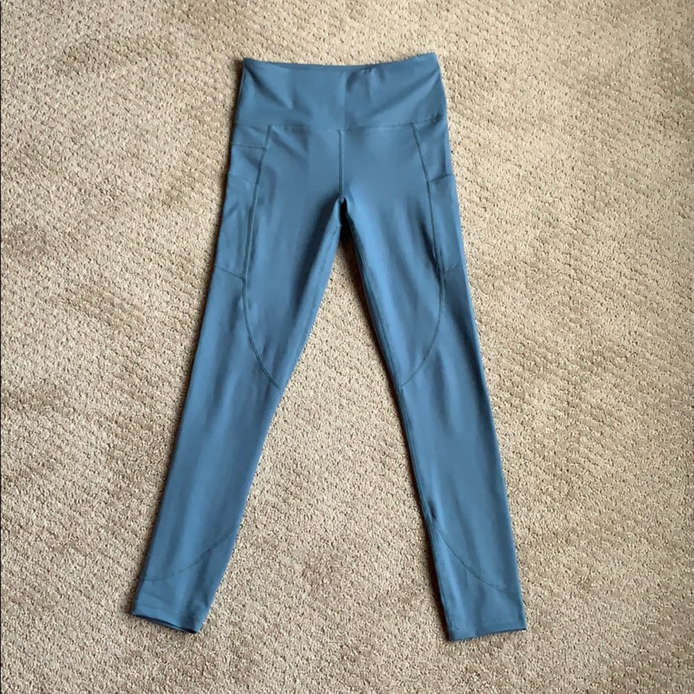 Zyia Light n Tight Hi-Rise 7/8 24” Teal size 2